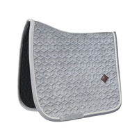 Produktbild von Kentucky Horsewear Schabracke Basic Velvet Dressur Grau Vollblut