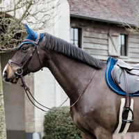 Produktbild von Kentucky Horsewear Schabracke Basic Velvet für Vollblut in Blau