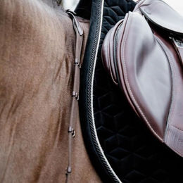 Kentucky Horsewear Schabracke Basic Velvet Jumping Schwarz für Warmblut – Bild 1 von 11