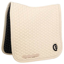 Kentucky Horsewear Schabracke Dressage Beige mit 3D-Logo – Bild 1 von 7
