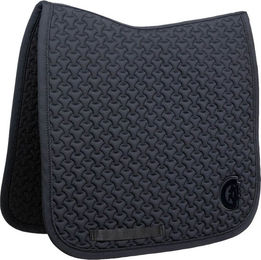 Kentucky Horsewear Schabracke Dressage Plaited 3D Logo Schwarz Full – Bild 1 von 3