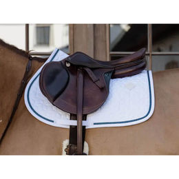 Kentucky Horsewear Schabracke Glitter Rope Springen Weiß/Navy – Bild 1 von 10