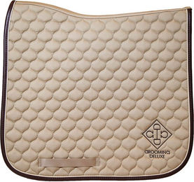 Kentucky Horsewear Schabracke Grooming Deluxe Dressur Beige Größe Full – Bild 1 von 1