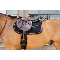 Produktbild von Kentucky Horsewear Schabracke Onion Quilt Springen Schwarz mit Rubber Logo