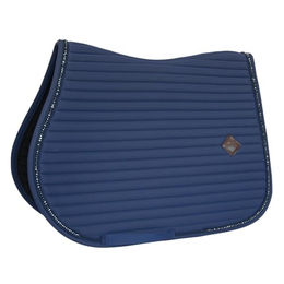 Kentucky Horsewear Schabracke Pearls Sattelunterlage Navy Blau aus Polyester – Bild 1 von 11
