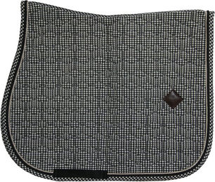 Kentucky Horsewear Schabracke Pied-de-Poule aus Mikrofaser in Braun Größe DR – Bild 1 von 8