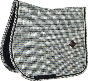 Kentucky Horsewear Schabracke Pied-de-Poule aus Mikrofaser in Braun Größe SR – Bild 1 von 4