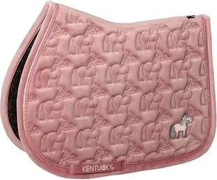 Kentucky Horsewear Schabracke Sammy Velvet Springen Rosa für Warmblut – Bild 1 von 6
