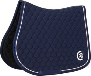 Kentucky Horsewear Schabracke Springen Onion Quilt mit 3D Logo in Grün – Bild 1 von 7