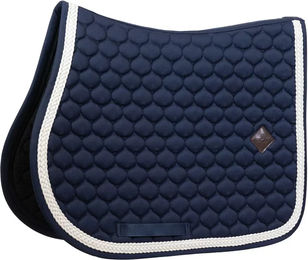 Kentucky Horsewear Schabracke Springen Plaited Cord Marineblau Full – Bild 1 von 12