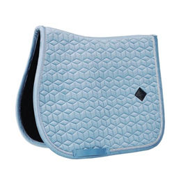 Kentucky Horsewear Schabracke Velvet aus Velours für Ponys in Blau – Bild 1 von 13