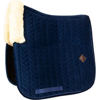 Produktbild von Kentucky Horsewear Schabracke Velvet Dressur für Warmblut in Blau