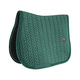Kentucky Horsewear Schabracke Velvet Pearls in Pine Green – Bild 1 von 7