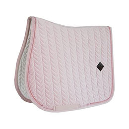 Kentucky Horsewear Schabracke Velvet Pearls in Rosa – Bild 1 von 9