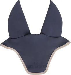 Produktbild von Kentucky Horsewear Schallgedämmte Fliegenhaube Softshell Blau für Vollblut Pferde