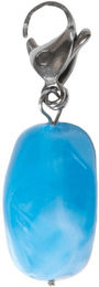 Kentucky Horsewear Schlüsselanhänger Lucky Charm Stone Schmuckanhänger aus Glas Blau Größe L – Bild 1 von 1