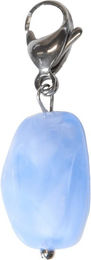 Kentucky Horsewear Schlüsselanhänger Lucky Charm Stone Schmuckanhänger aus Glas Blau Größe M – Bild 1 von 1