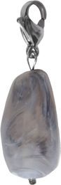 Kentucky Horsewear Schlüsselanhänger Lucky Charm Stone Schmuckanhänger aus Glas Grau M – Bild 1 von 1