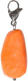 Kentucky Horsewear Schlüsselanhänger Lucky Charm Stone Schmuckanhänger aus Glas Orange L – Bild 1 von 1