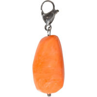Produktbild von Kentucky Horsewear Schlüsselanhänger Lucky Charm Stone Schmuckanhänger aus Glas Orange L