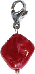 Kentucky Horsewear Schlüsselanhänger Lucky Charm Stone Schmuckanhänger aus Glas Rot S – Bild 1 von 1