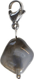 Kentucky Horsewear Schlüsselanhänger Lucky Charm Stone Schmuckanhänger aus Glas Schwarz S – Bild 1 von 1