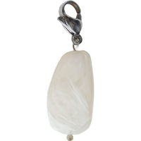 Produktbild von Kentucky Horsewear Schlüsselanhänger Lucky Charm Stone Schmuckanhänger aus Glas Weiß Größe L