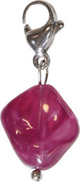 Kentucky Horsewear Schlüsselanhänger Lucky Charm Stone Schmuckanhänger Glas Bordeaux Größe S – Bild 1 von 1