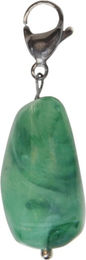 Kentucky Horsewear Schmuckanhänger Lucky Charm Stone aus Glas in Grün Größe L – Bild 1 von 1
