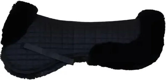 Kentucky Horsewear Sheepskin Half Pad Absorb Schafsleder Halbschale für Pferde Schwarz Größe M – Bild 1 von 2