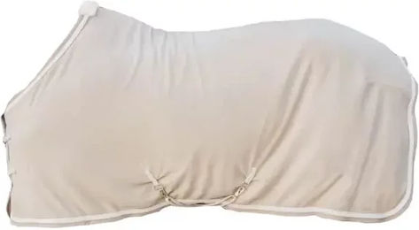 Kentucky Horsewear Show Fleecedecke Plaited Rope Abschwitzdecke für Pferde Beige 130 – Bild 1 von 3