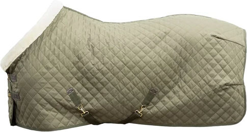 Kentucky Horsewear Show Rug Turnierdecke für Pferde mit veganer Wolle in Kaki 145 cm - 160 g – Bild 1 von 11