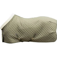 Produktbild von Kentucky Horsewear Show Rug Turnierdecke für Pferde mit veganer Wolle in Kaki 145 cm - 160 g