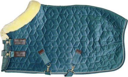 Kentucky Horsewear Show Rug Velvet Turnierdecke für Pferde in Bordeaux Rot mit Velours – Bild 1 von 12
