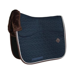 Kentucky Horsewear Skin Friendly Dressurschabracke mit Sternmuster in Blau Größe DR – Bild 1 von 12