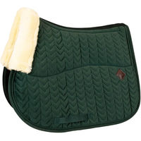 Produktbild von Kentucky Horsewear Skin Friendly Schabracke Velvet für Springpferde in Schwarz oder Grün