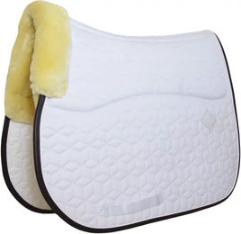 Kentucky Horsewear Skin Friendly Springschabracke für Pferde mit Sternmuster in Weiß – Bild 1 von 2