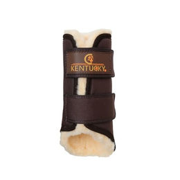 Kentucky Horsewear Solimbra Turnout Boots Arbeitsgamaschen für Pferde Braun – Bild 1 von 6