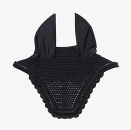 Kentucky Horsewear Soundless Fliegenhaube für Pferde in Stone & Pearl Grau aus Neopren – Bild 1 von 5