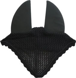 Kentucky Horsewear Soundless Fliegenohren für Warmblut in Schwarz aus Neopren – Bild 1 von 4