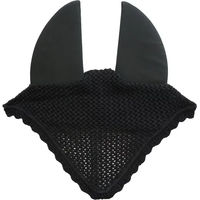 Produktbild von Kentucky Horsewear Soundless Fliegenohren für Warmblut in Schwarz aus Neopren