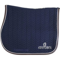 Produktbild von Kentucky Horsewear Springschabracke aus Leder Fishbone in Blau