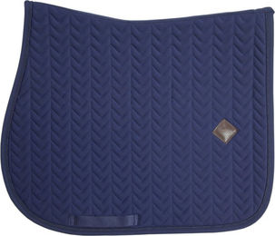 Kentucky Horsewear Springschabracke Fishbone Navy Blau – Bild 1 von 8