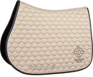 Kentucky Horsewear Springschabracke Grooming Deluxe für Vollblut aus Baumwolle in Braun und Beige – Bild 1 von 9