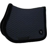 Produktbild von Kentucky Horsewear Springschabracke Plaited mit Kunstfellrand Schwarz Full