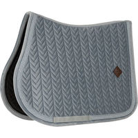 Produktbild von Kentucky Horsewear Springschabracke Velvet Fishbone Plaited Glitter Rope Hellblau Full