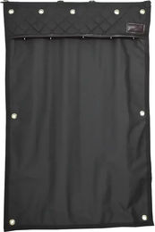 Kentucky Horsewear Stable Guard Boxenwandvorhang wasserfest aus Kunstleder Schwarz – Bild 1 von 2