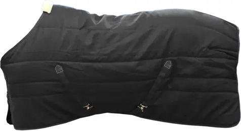 Kentucky Horsewear Stable Rug Classic Stalldecke für Pferde mit 200g Füllung Schwarz – Bild 1 von 13