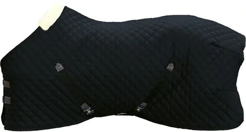 Kentucky Horsewear Stalldecke aus Polyester in Schwarz mit 400g Füllung 160 cm - 400 g – Bild 1 von 13