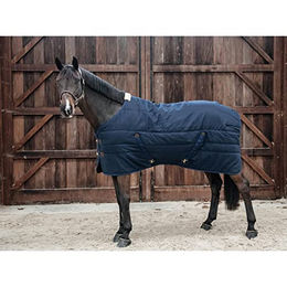 Kentucky Horsewear Stalldecke Classic Dunkelblau 130/183 - 100 g – Bild 1 von 3